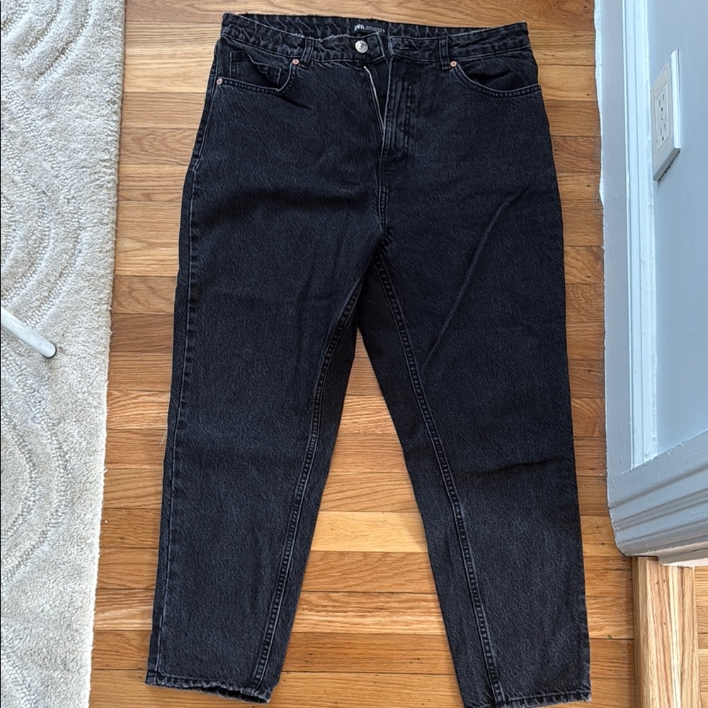 Zara Black High Rise Women Jeans